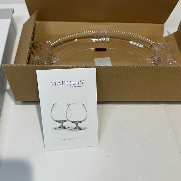 Marquis by Waterford Crystal Bow Oval Platter Tray, 12 inches, NEW IN BOX - Picture 2 of 6
